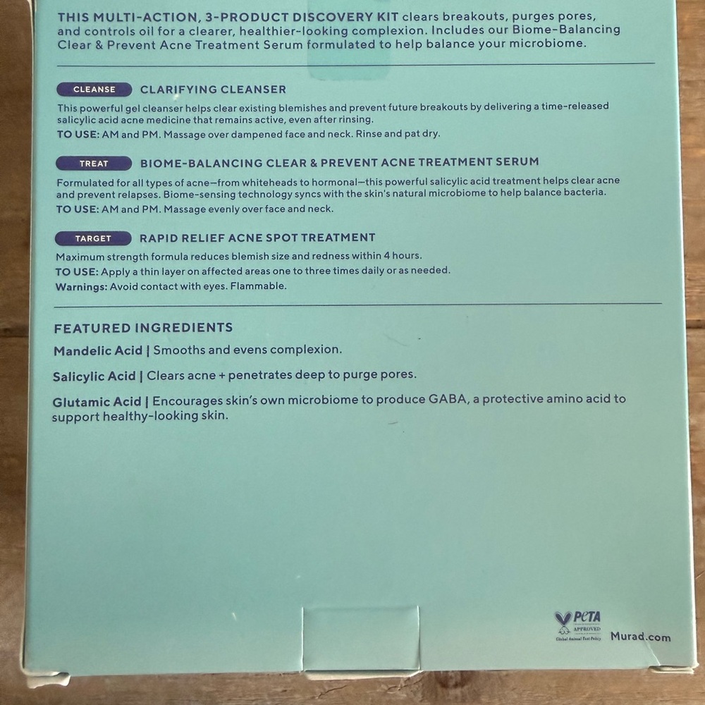 Murad Clear Skin Acne Discovery Kit - Blue - Picture 3 of 5
